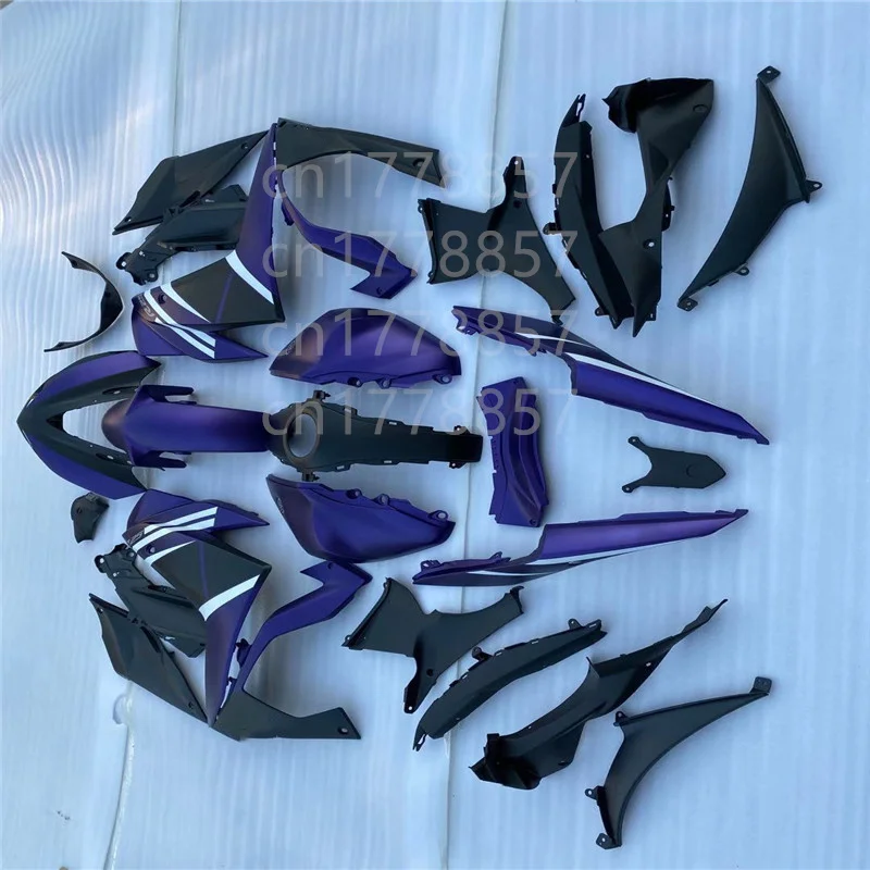 ABS Injection Molding Motorcycle Fairings Kit Fit for YAMAHA YZFR25 2019 2020 2021 2022 YZF 19 - 22 purple black Fairing parts