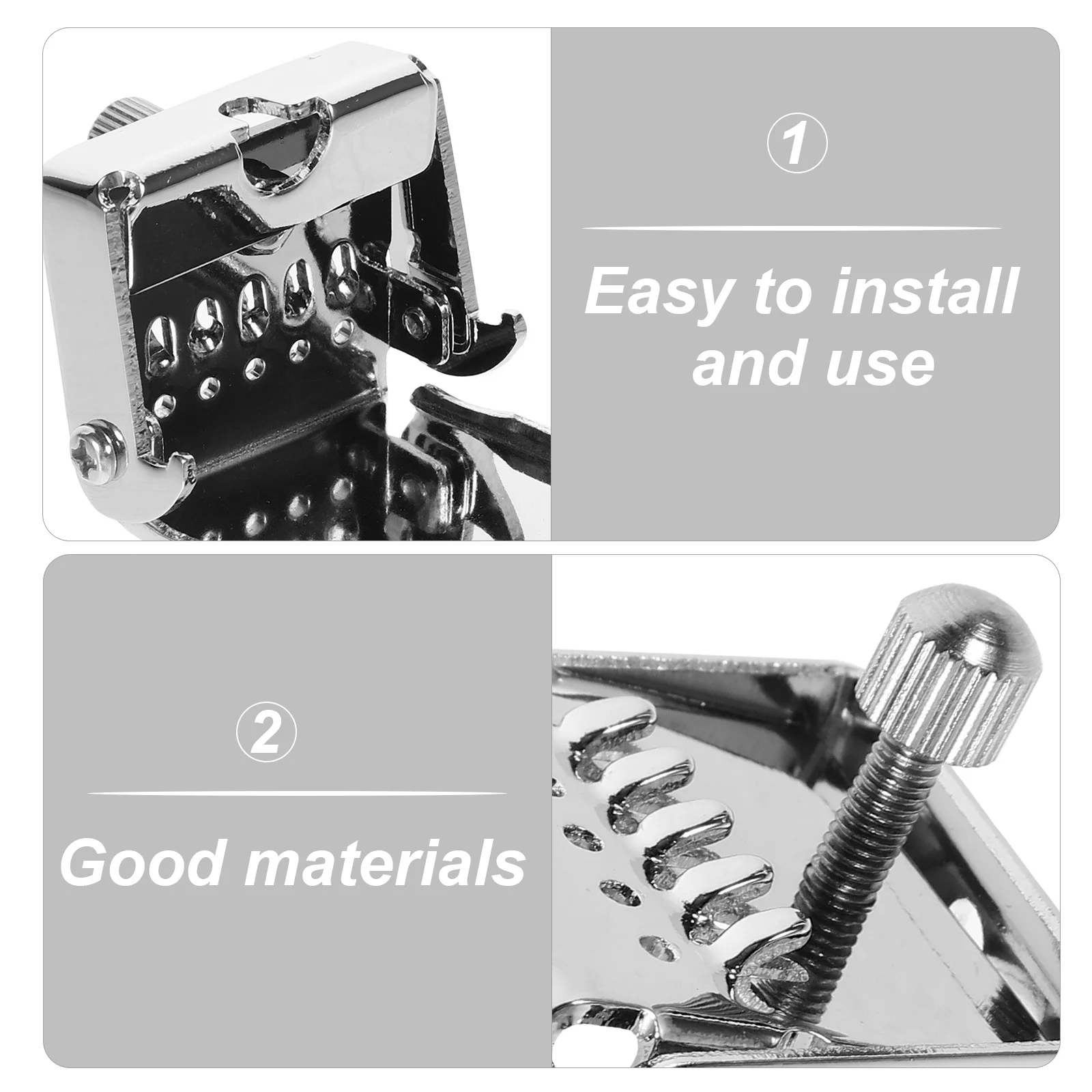 

5 String Banjo Tailpiece Alloy Plated Replacement Accessory Practical Durable Easy Installation Banjo Tailpiece 5 String