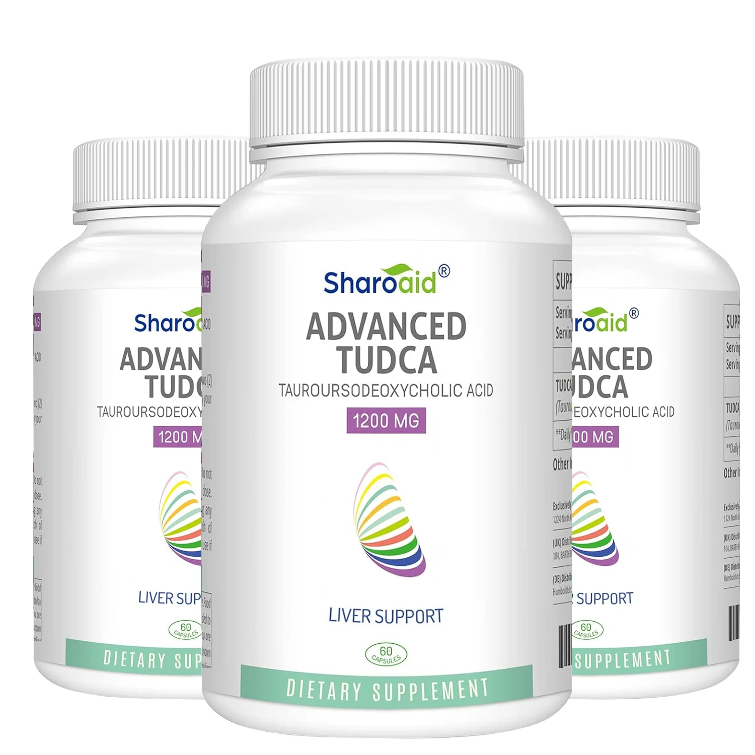 

Добавки для поддержки печени TUDCA 1200 мг — высокочистная желудная соль Taurine, поддержка очищения печени, без ГМО, 60 капсул