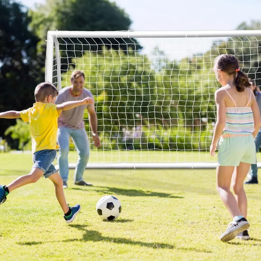 ZENY هدف كرة القدم المحمول للفناء الخلفي: خيارات 12 × 6 قدم 10 × 6.5 قدم و8 × 5 قدم مناسبة للبالغين خفيفة الوزن ومتينة لذا #6