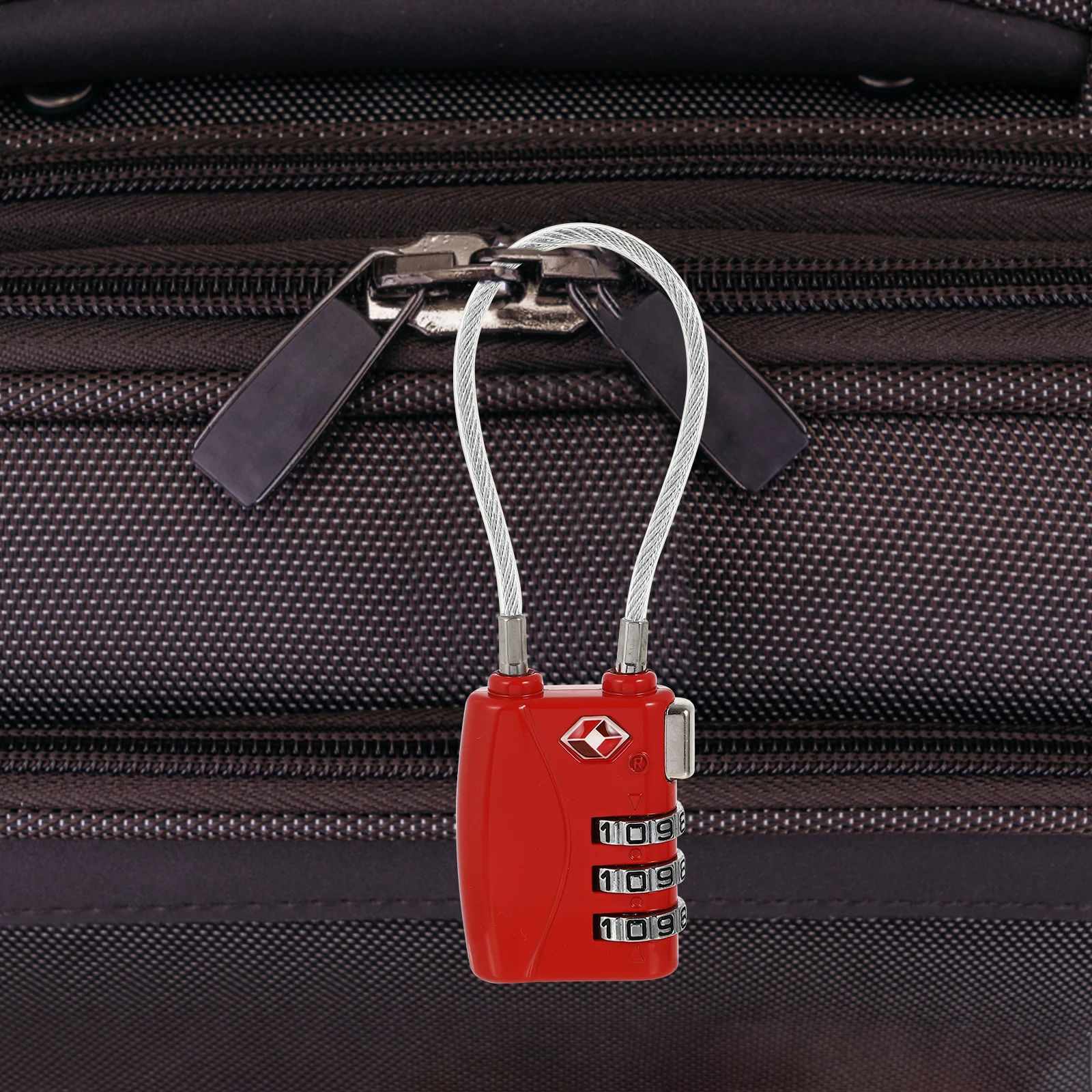 

Luggage Password Combination Lock for Locker Padlock Essentials Red TSA Approved Locks