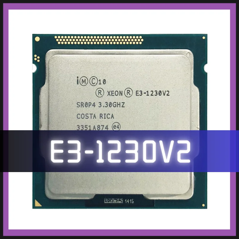 Xeon E3-1230 v2 E3 1230v2 E3 1230 v2 3.3 GHz SR0P4 Quad Core 8M 69W LGA 1155