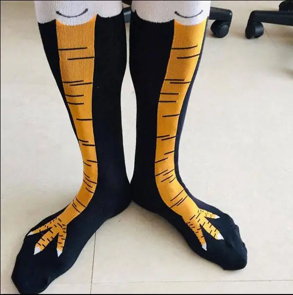 

Fun Socks Chicken Feet Women's Fitness Stockings Long