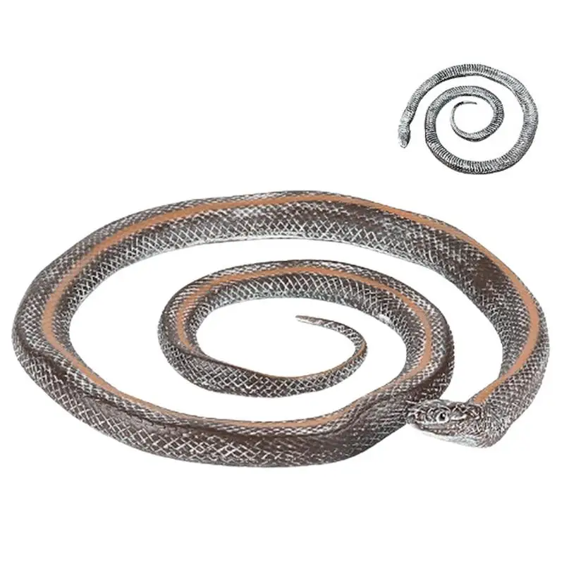 Toy Snakes For Kids Snake Toys Reptile Model Prank Props Halloween Decor Realistic Model Desk Decor Fake Snake For Parties