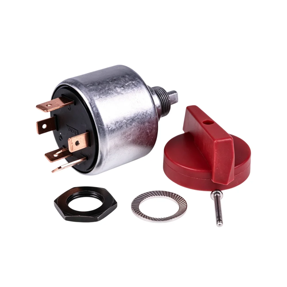 1626964801 Ignition Starter Switch With Red Knob Fit Atlas Copco Portable Air Compressor Replacement Spare Parts
