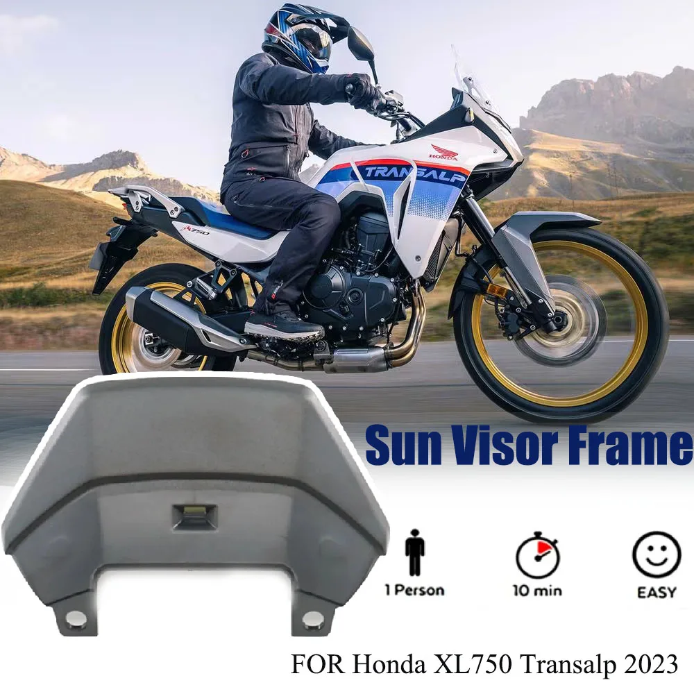 

Apply ToFOR Honda XL750Transalp2023 BLACKMotorcycle glass windproof sunshade Sun Visor FrameXL750Transalp Instrument cover frame