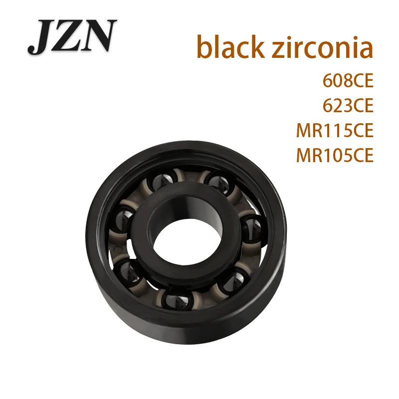 

1Ppcs/10Pcs Black zirconia ceramic bearing 623 608 MR105 MR115 CE High quality self-lubricating