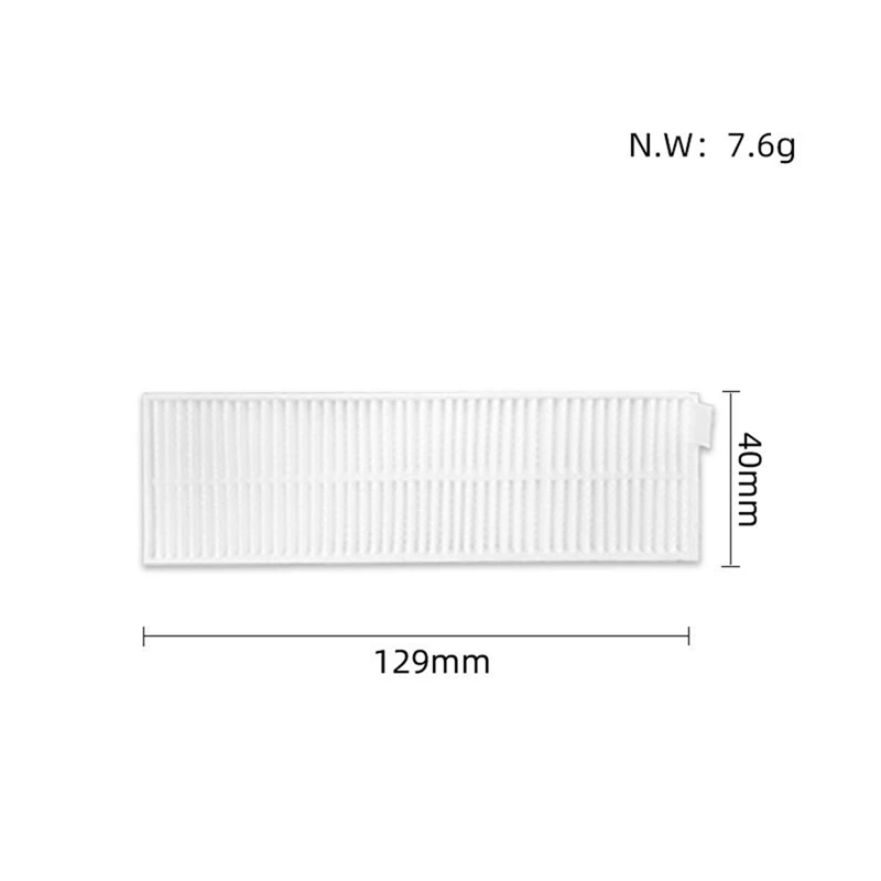 HEPA Filter Side Brush For Tefal Rowent X-Plorer 95 RG7975WH RG7987 Robotic Vacuum Cleaner Replacement Accessories