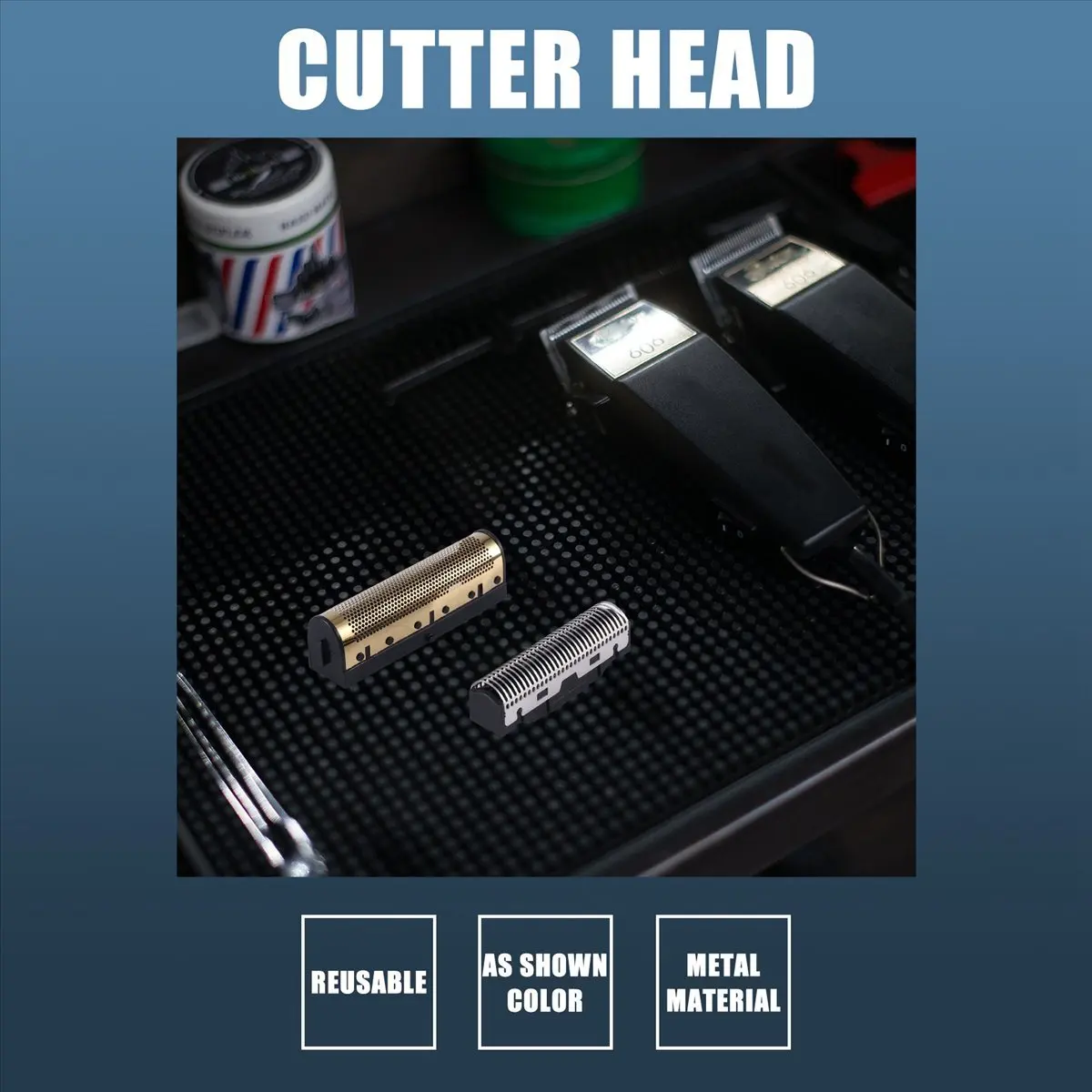 T83C شفرات ماكينة حلاقة كهربائية جديدة شبكة سكين من رقائق ذهبية ورأس قاطع مناسبة لعائمة KM-2026 KM-2028