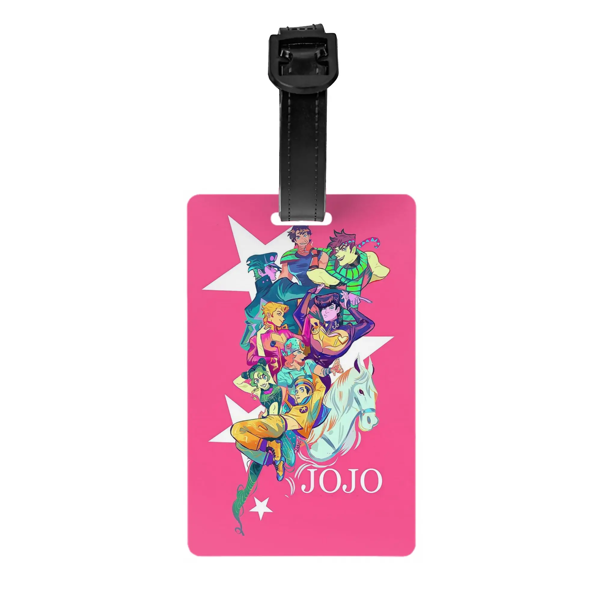 

Custom JoJoes Anime Luggage Tags Custom Baggage Tags Privacy Cover Name ID Card