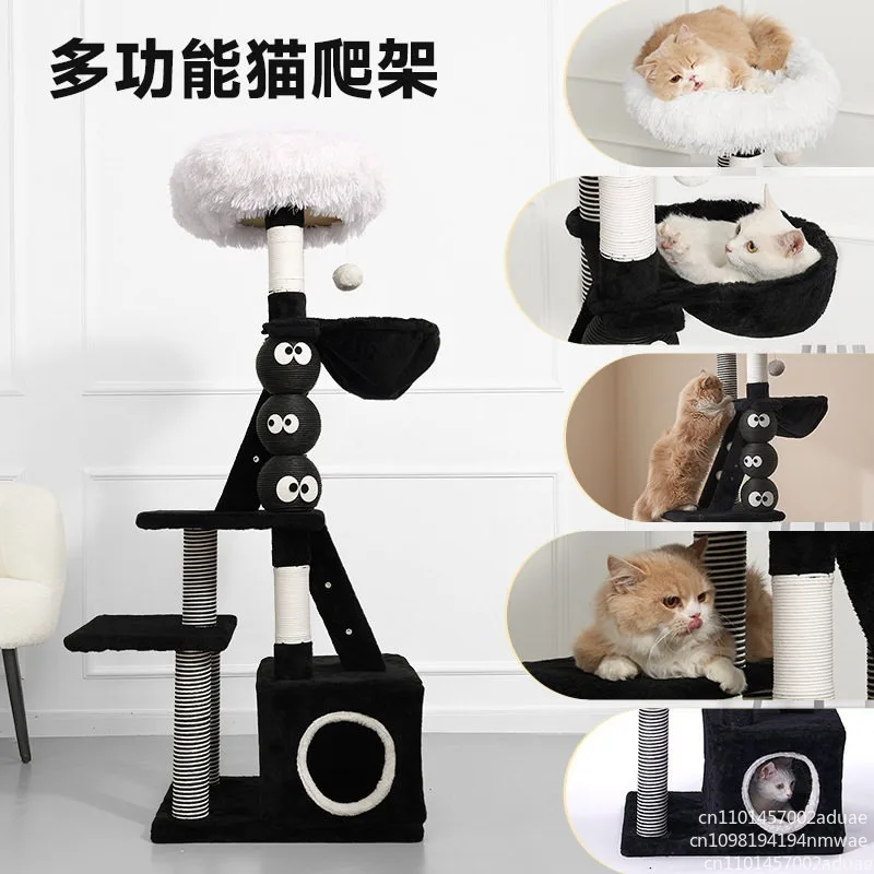 Cat Tree , Cat Tower condo for Indoor Cats, Cat House with Padded Plush Perch