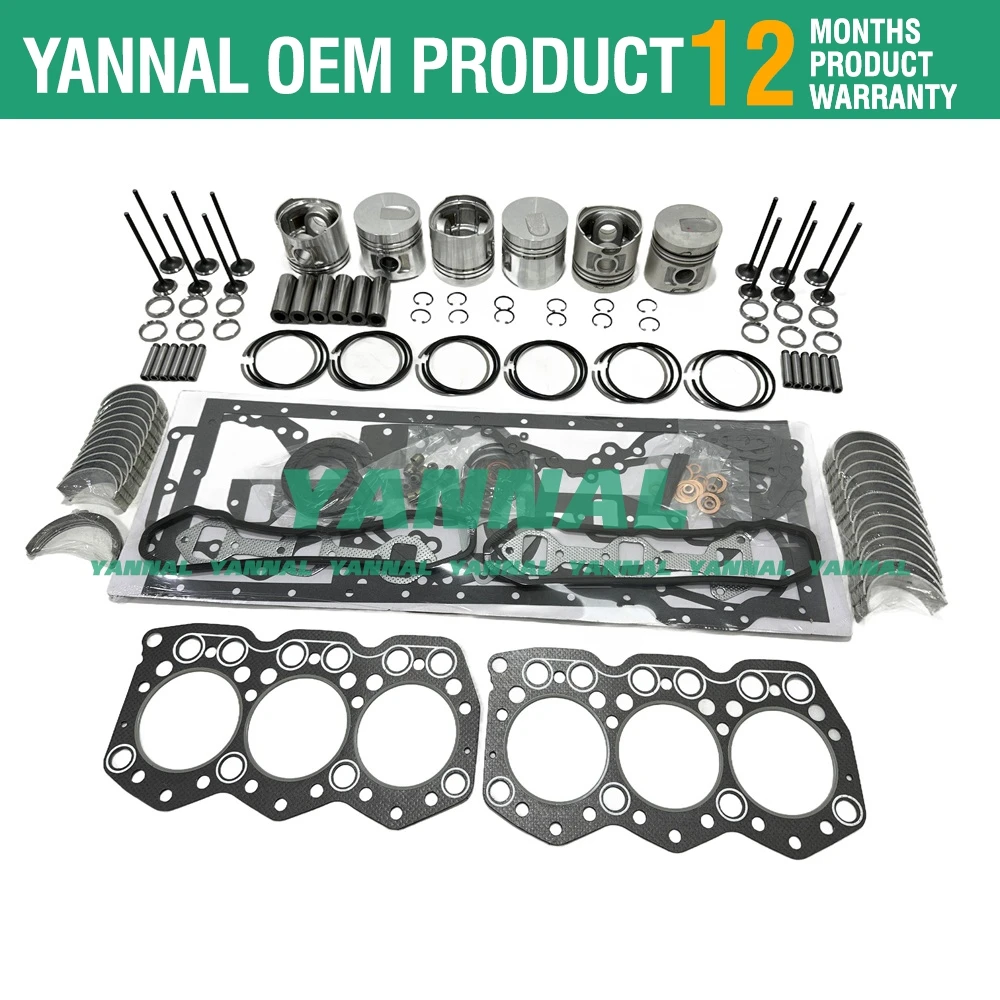 Good Quality S6E2 Overhaul Rebuild Kit (No Liner) For Mitsubishi S6E2 98mm