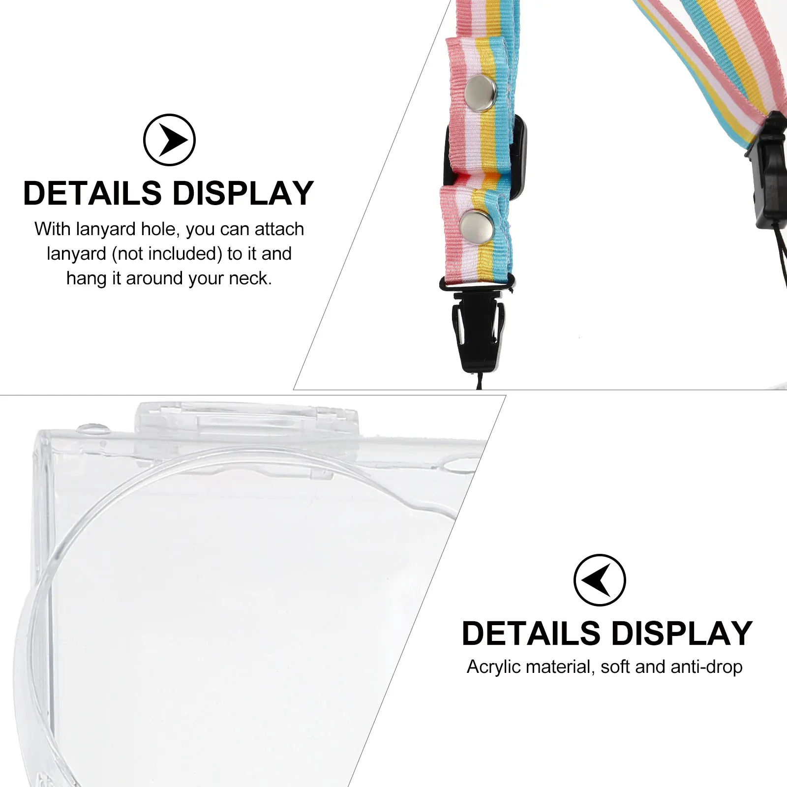 

Acrylic Protective Case Simple Camera Cover Protection Shell Exquisite Transparent