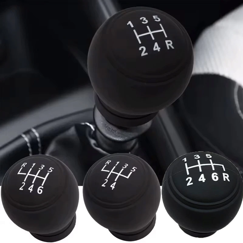 Car Gear Shift Knob Silicone Cover Gear Rod Protect Case Universal Dustproof WaterProof Lever Handle Skin Nonslip Manual Shifter