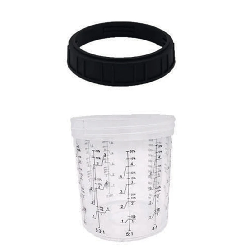 

ABGG-1Set 600CC Disposable Paint Cup Spray Cup Paint Mixing Tank Type H/O Quick Disposable Cup Spray