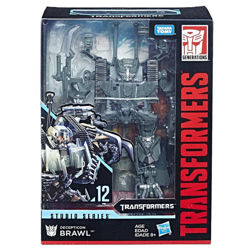 Hasbro Transformers Studio Series SS12 Decepticon Brawl 18Cm Voyager Class Original Action Figure Model Toy Gift Collection