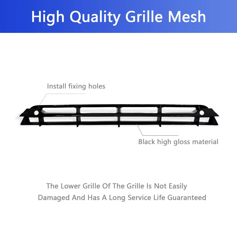 Three-Piece Set for S90 V90 New Plastic Front Bumper Fog Light Cover L R 31425143 31425144 Grille 31425139 for 3