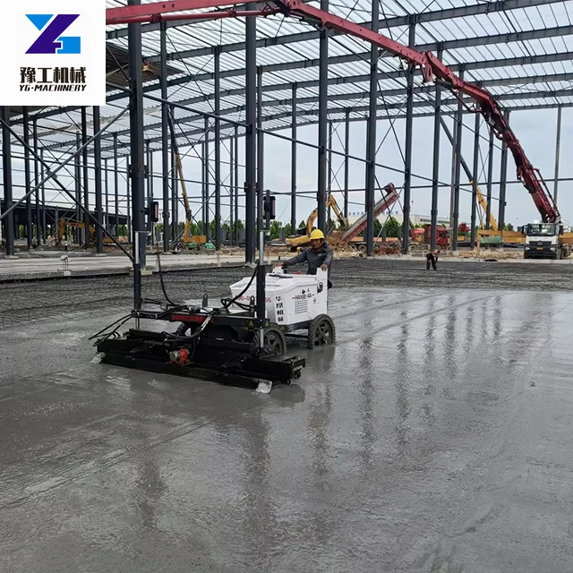 Boom Concrete Laser Screed Machine Cement Screed Vibratory Truss Screed Leveling System Used For Factory Workshop Flooring