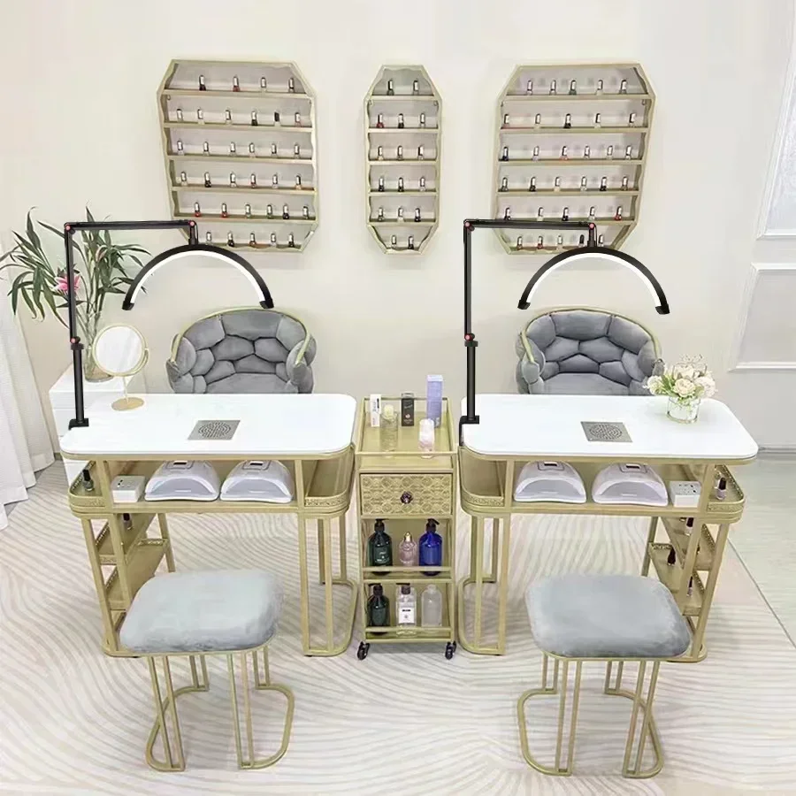 Best Seller FirstNewest Nail Desk Lamp Table Lamp Half Moon Lash Light Ring Light For Manicure Spa Tattoos Eyebrow Artists Lash