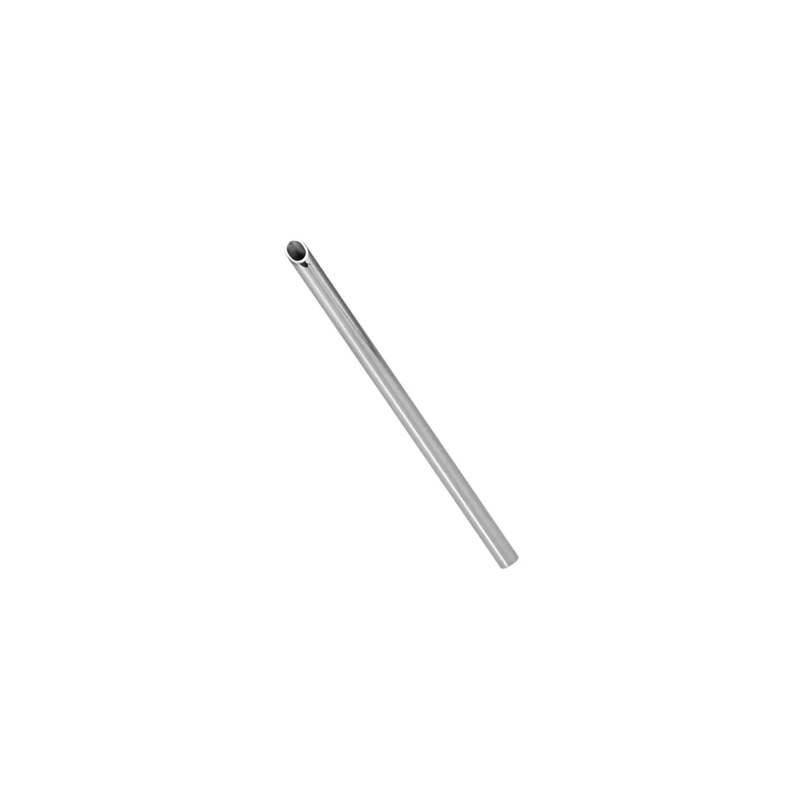 Piercing Receiver Tube Stainless Steel 7.5cm Durable Body Piercing Tool for Eyebrow Ear Nose Lip Belly Professional Use