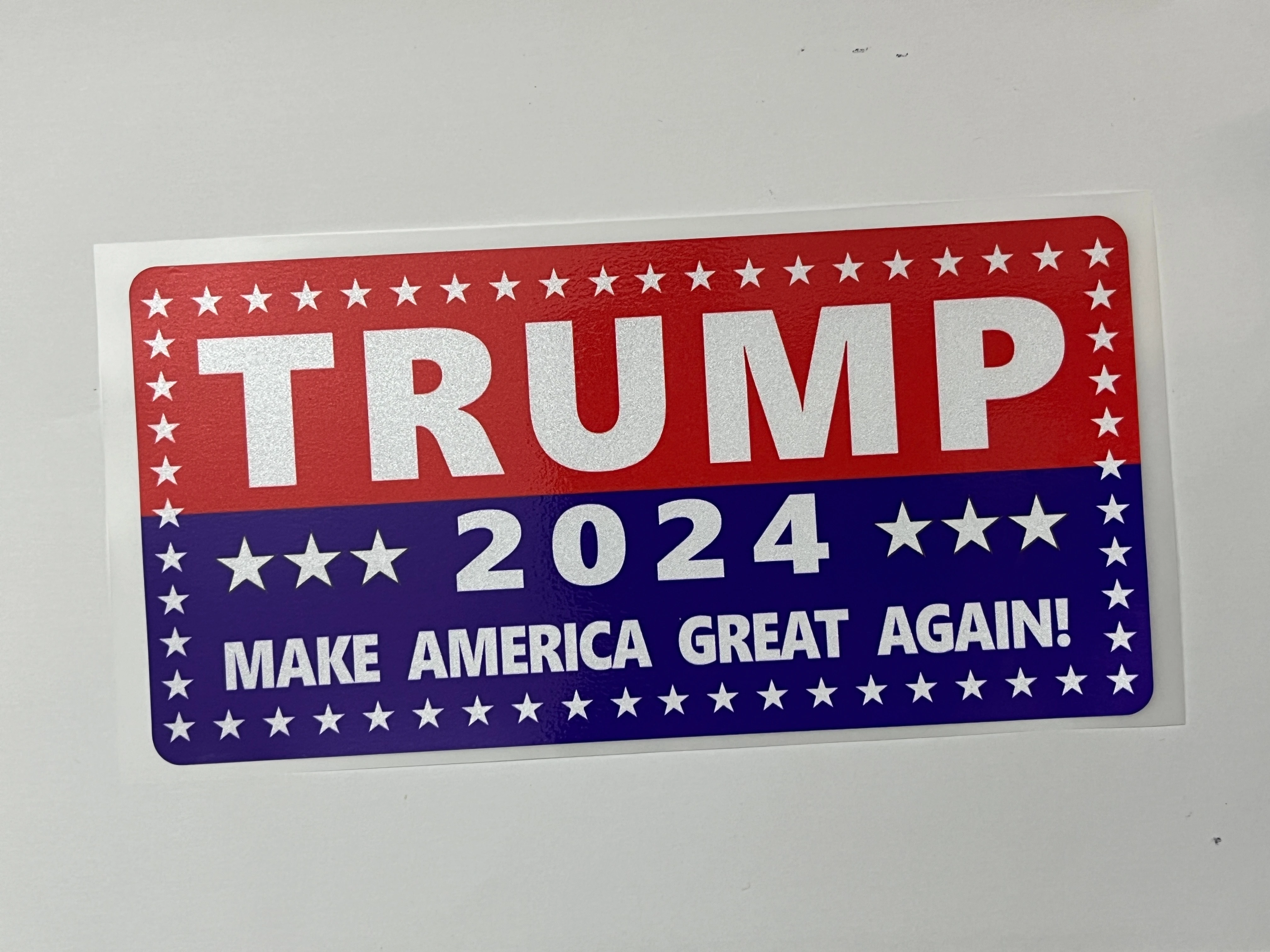 5 Pak Troef 2024 Autostickers, 6 Inch X 4 Inch Grote Troefletters Auto Sticker, Maken Amerika Weer Geweldig 2024 Bumperstickers