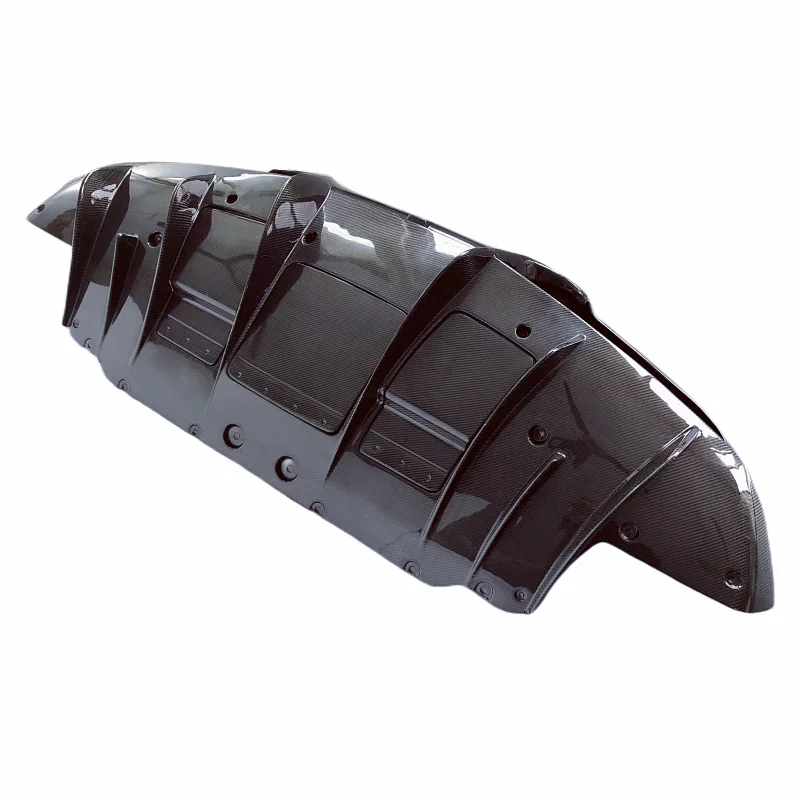 

N-образный задний бампер из углеродного волокна, диффузор для Ferrari F8 Tributo Spider, задний диффузор, спойлер, комплект кузова