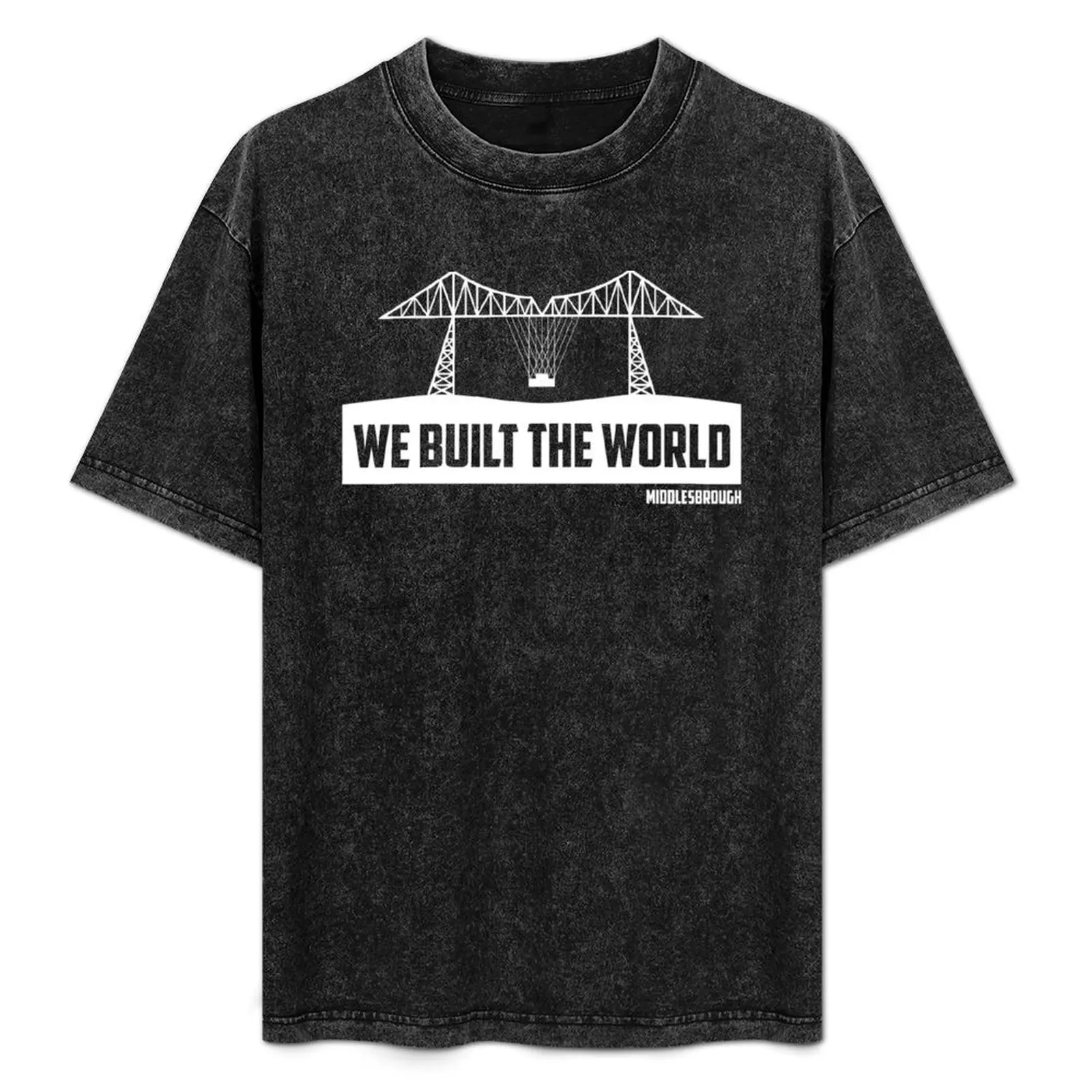

Футболка We Built The World, футболки большого размера, мужская рубашка Croswit, мужская одежда, мужская одежда