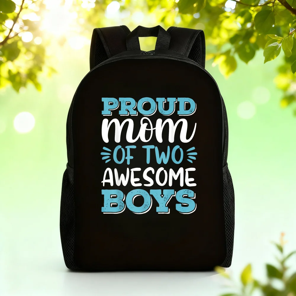 

Ladies college style backpack, proud mother of two excellent boys, large-capacity photography backpack, comfortable and stylish