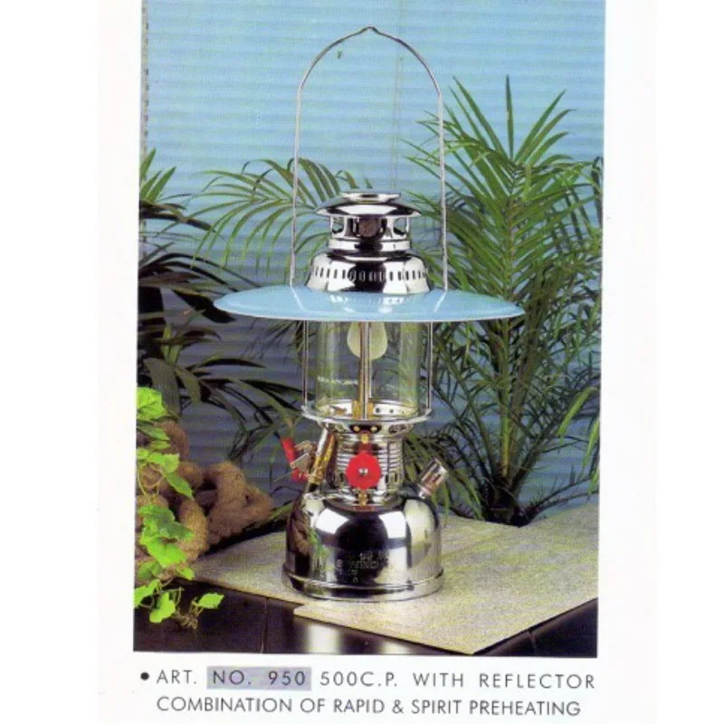 Camping Gas Lantern 950 Type Pressure Lamp Portable Outdoor Emergency Light For Wilderness Tent Lighting