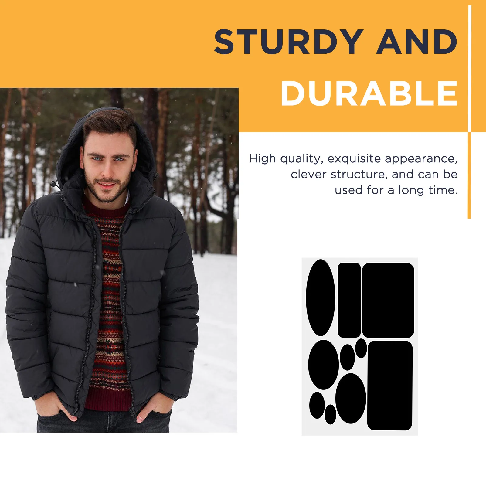 Fabric Repair Patch Self Adhesive Clothing Patches for Tent Jacket Down Coat Washable Cartoon Stickers Durable Fixes