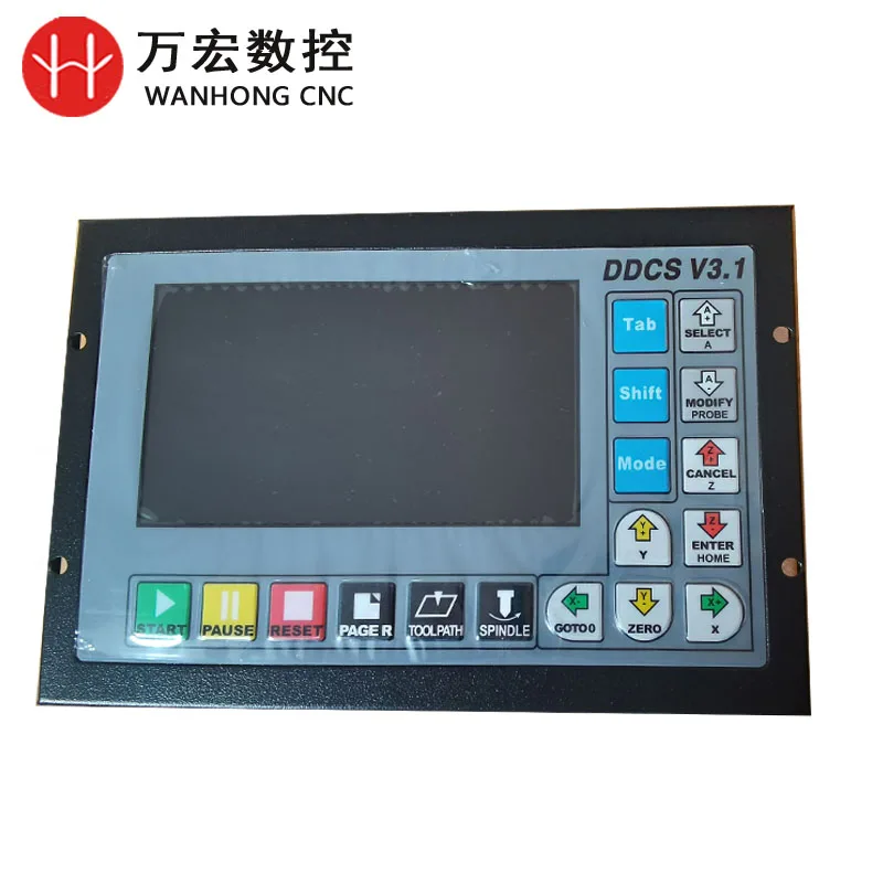 CNC Offline Motion Controller DDCS V3.1 with MPG Pendant Handwheel for Lathe Router Machine