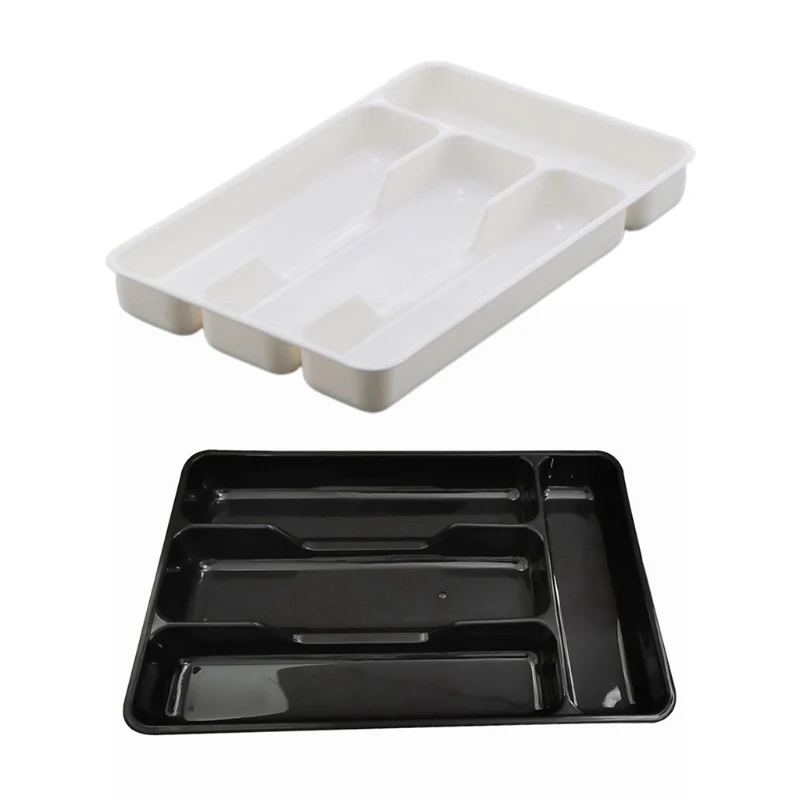 Kitchen Tools Drawer Organizer Tray Spoon Forks Cutlery Separation Finishing Rack Storage Box Portable Cutlery Container