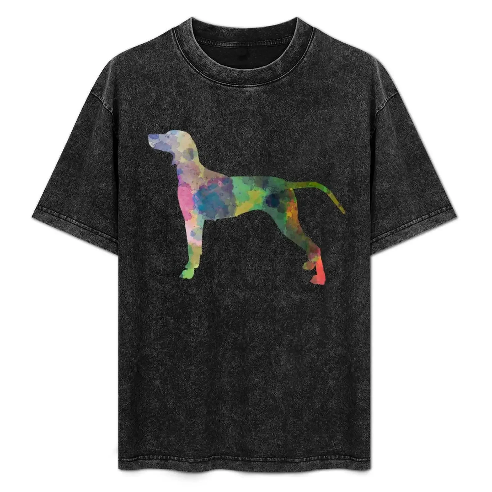 

Weimaraner in watercolor T-Shirt anime figures graphic shirts cotton man t-shirts designer t shirt men