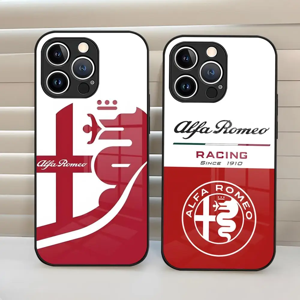 Чехол для телефона A-alfas R-RomeoES для iPhone 17, 15 Pro Max, 14 Pro, 16, 12, 11, 13 Mini, X, XR, XS, 8, 7 Plus, SE, стеклянная крышка