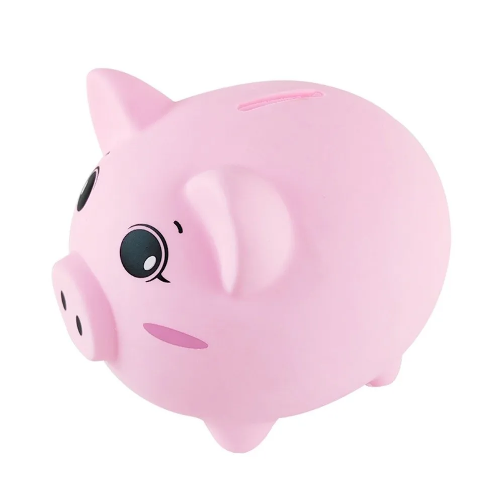 

Anti Drop Pig Piggy Bank Savings Tank Decorative Cartoon Pig Money Boxes Model Collectible Pig Model Piggy Bank Children/