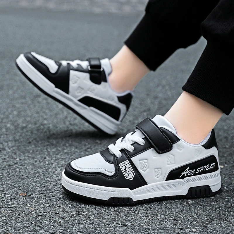 With Luminous Children Flat Shoes Child's Casual Shoes Comfort Girl Boys Casual Sneaker Trendy All-match Anti-wear Student Shoes