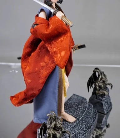 1/12 Scale หญิงจีนโบราณเสื้อผ้าเกมชุดเข็มขัดสําหรับ 6 "Romankey Action Figures Body