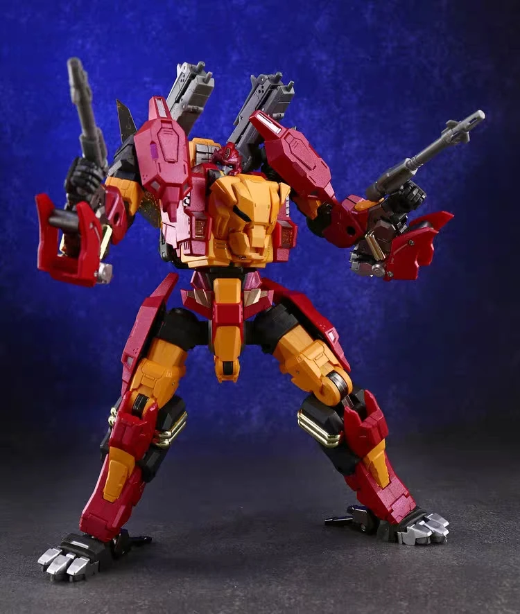 Transformator speelgoedrobot Chuanggong DX9 D08 D-08 Mage drie wissels Lightning Power Big Train