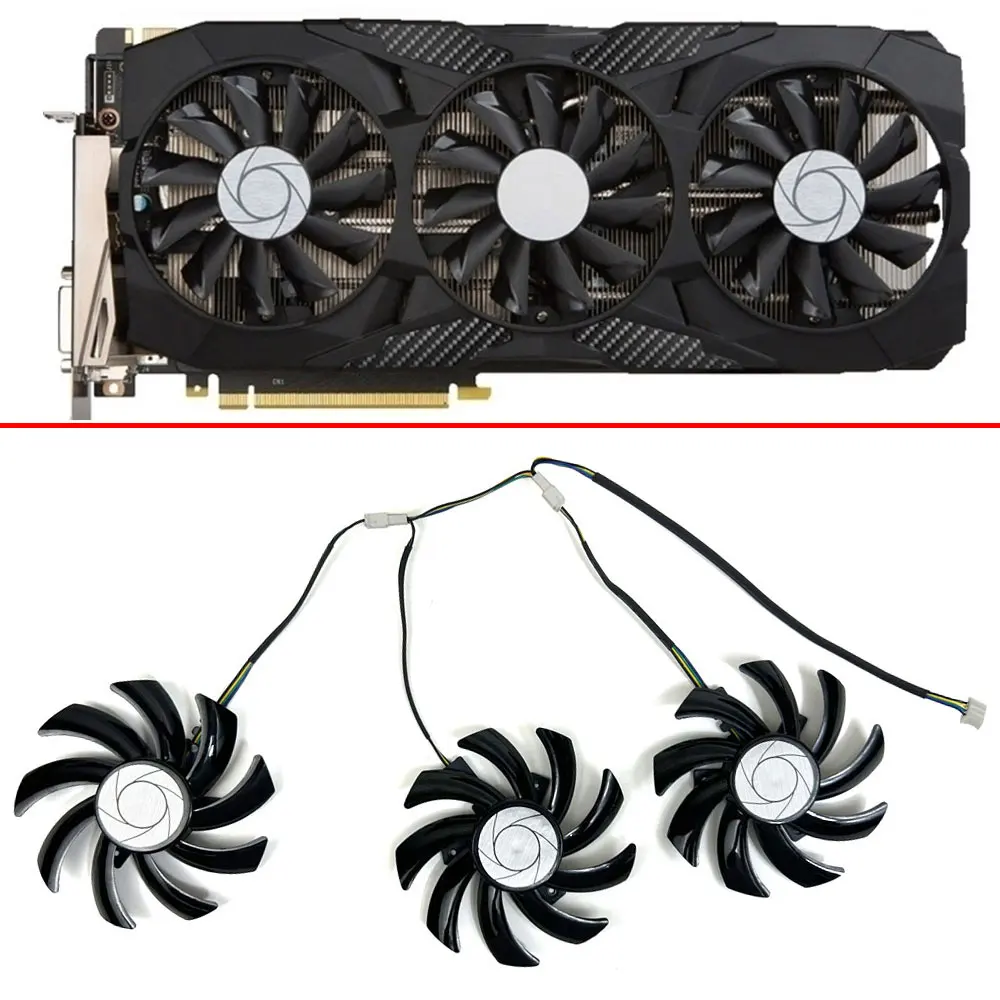 

Кулер для видеокарты MSI GeForce GTX 1060 1070 1070Ti 1080 DUKE 1080Ti