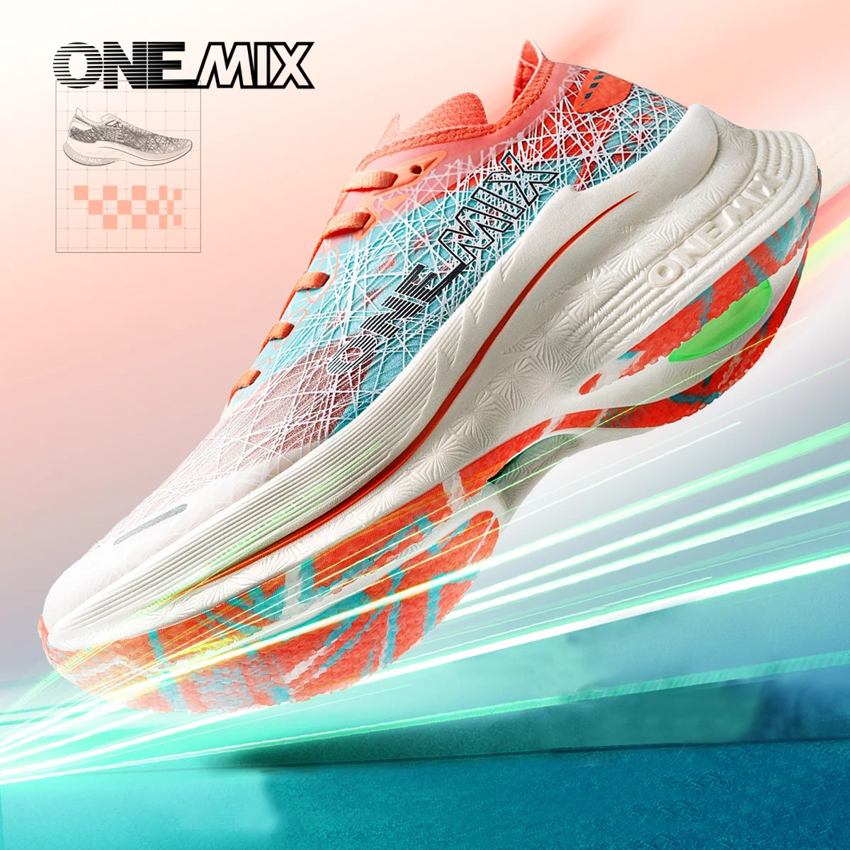 

ONEMIX 2025 новые марафонские кроссовки с карбоновой пластиной Pro Tests, стабильная поддержка для амортизирующих сверхлегких прыгающих кроссовок