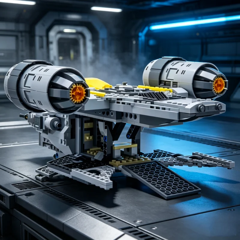 Direct Fast Ship 930PCS Interstellar Conflict Iconic Ship Building Blocks Model Educational Ornament Toys for Reward Gifts - view 3