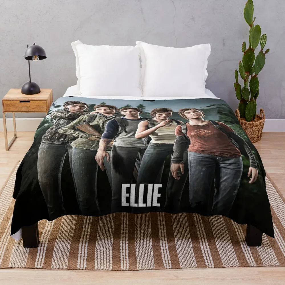 

Last of Us - Ellie Throw Blanket Bed covers Blankets For Sofas Sofa Blankets