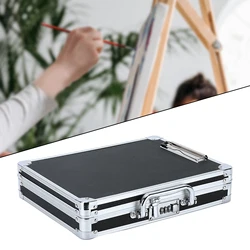 Mini Aluminum Case Tool Case,Aluminum Briefcase with Handle Hard Briefcases Aluminum Hard Case for Electronic Tools Storage