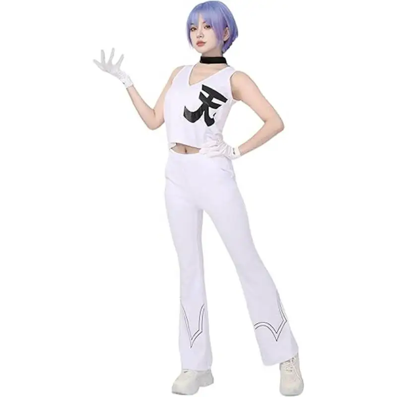 

DAZCOS Polyester Cosplay Costume for Women White Full Set Outfits for Halloween