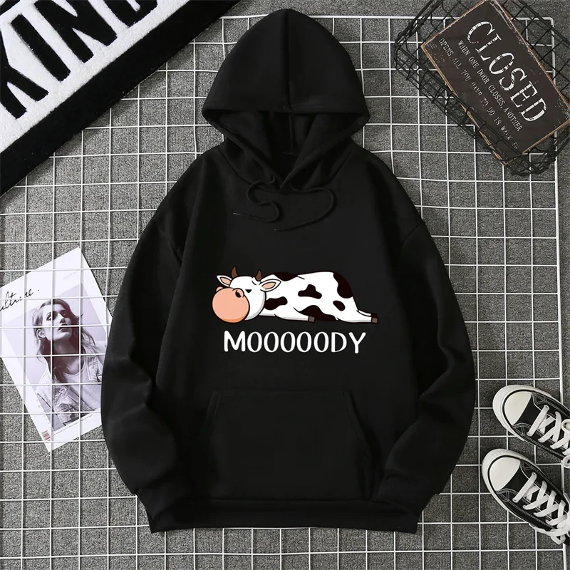 

Мужской и женский топ с принтом больших размеров, свободный повседневный, мягкий, удобный и дышащий, свободный пуловер с капюшоном для занятий спортом на открытом воздухе