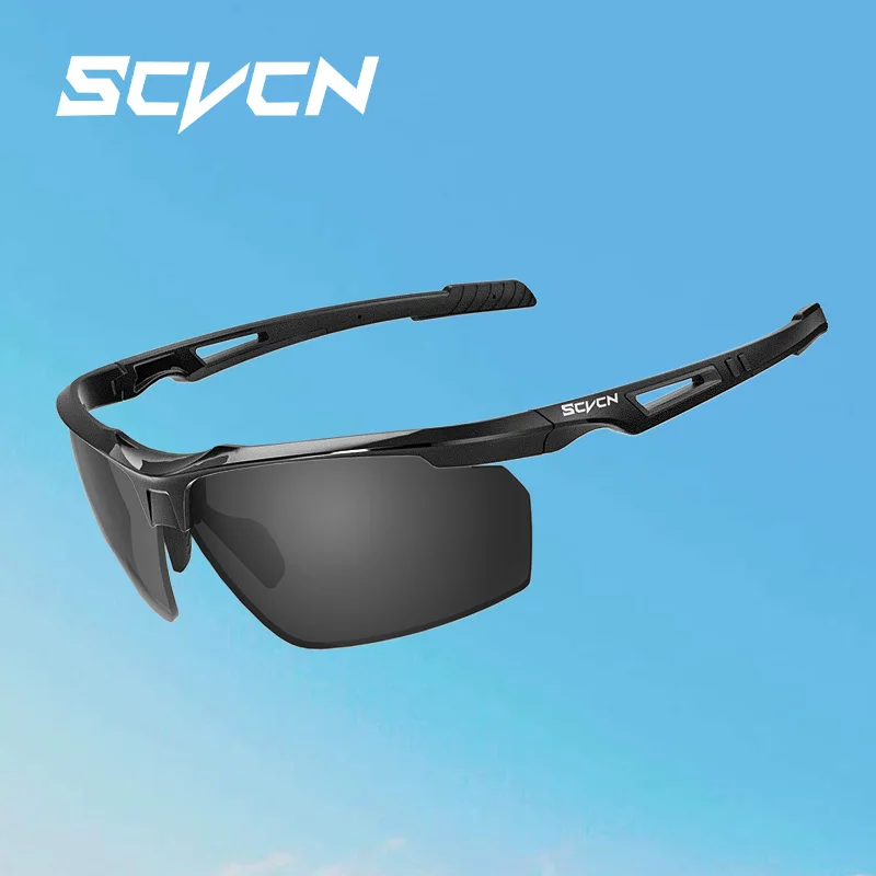 

SCVCN поляризационные очки для рыбалки и велоспорта UV400, спортивные солнцезащитные очки MTB, велосипедные аксессуары для кемпинга и пешего туризма, очки для вождения