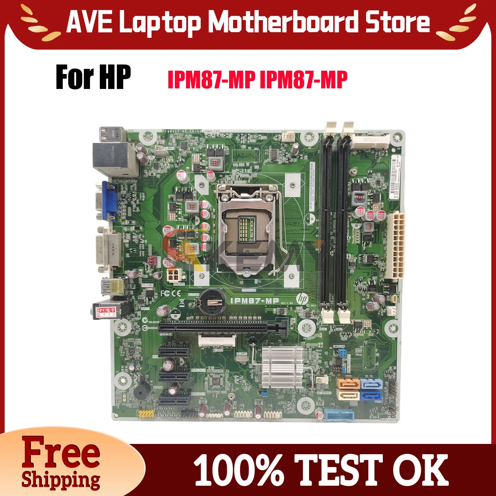 

IPM87-MP для настольной материнской платы HP с чипсетом H87 LGA1150 707825-001 785304-001 100% полностью протестировано