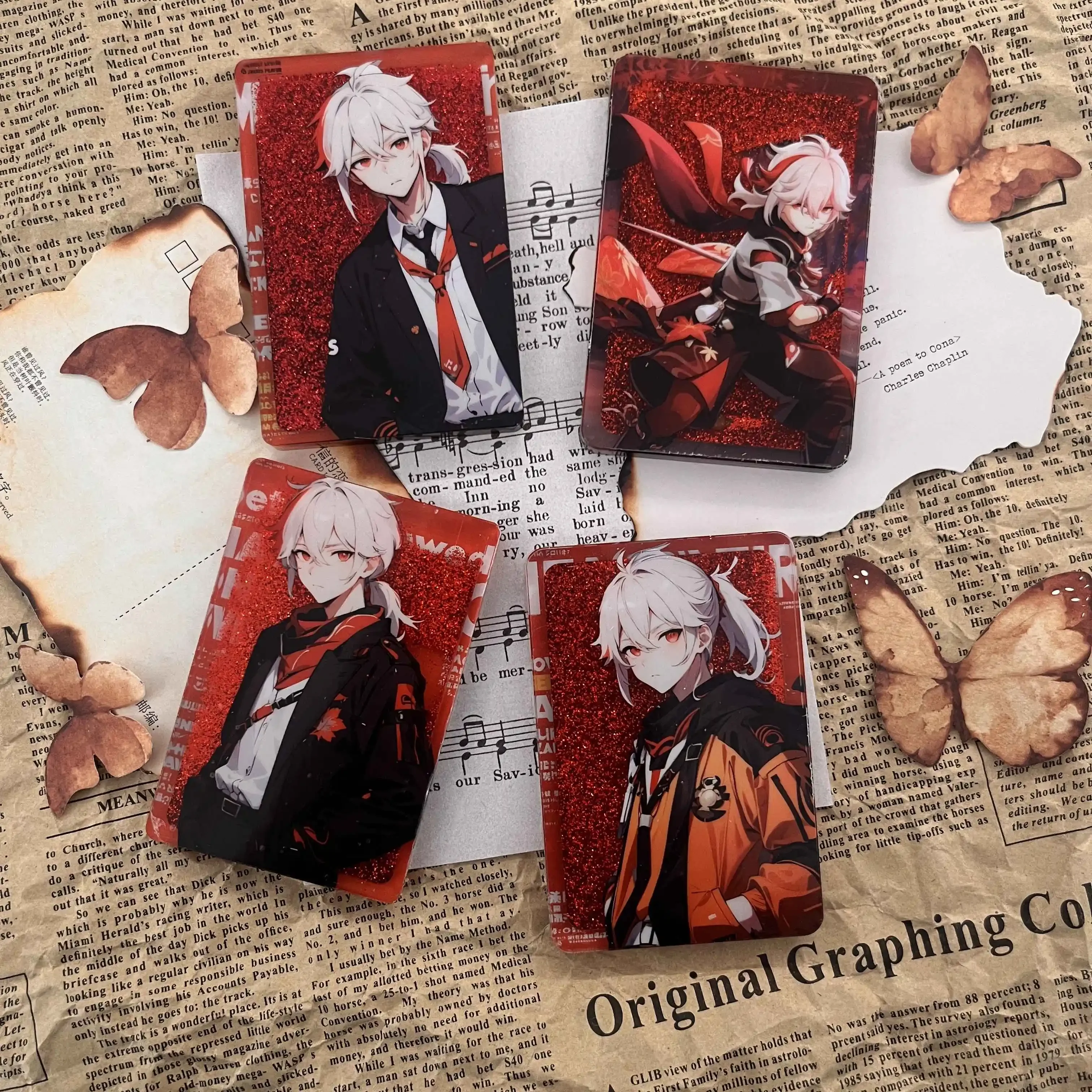 

Anime Game Genshin Impact Kaedehara Kazuha Cosplay Cute Quicksand Mahjong Birthday Graduation Xmas Gift Acrylic Desktop Ornament