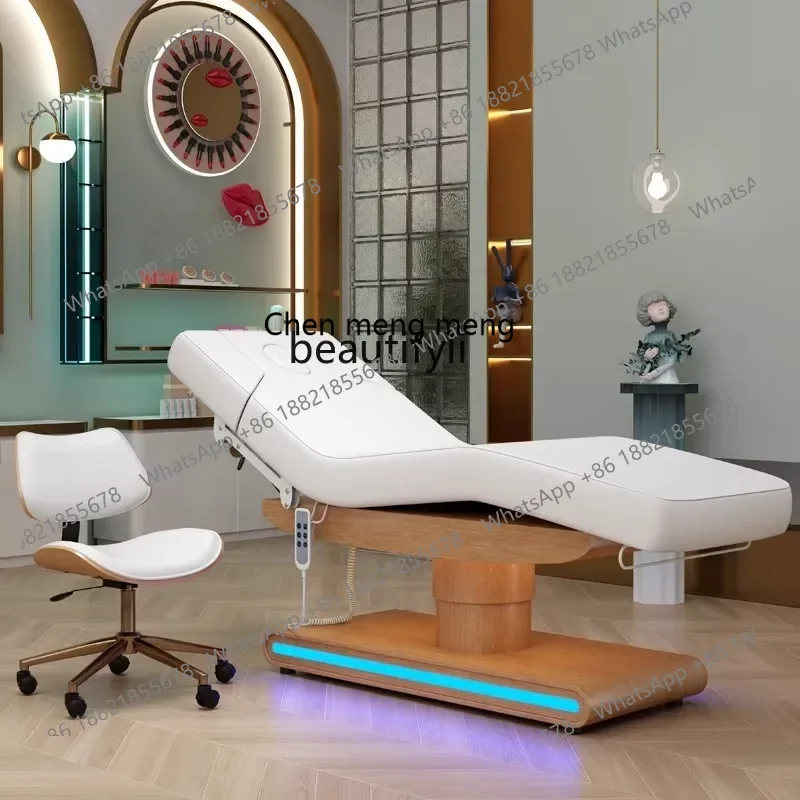 xqElectric Beauty Bed Massage Lifting Bed Body Tattoo Embroidery Massage Therapy Bed