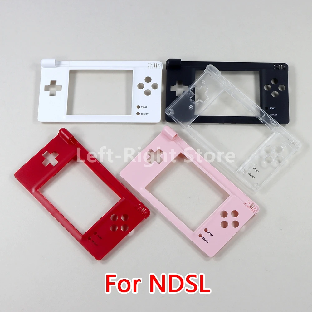 1 قطعة ل NDSL العلوي العلوي زر أسفل شاشة LCD الإطار الإسكان شل الجبهة الغطاء الخلفي حافظة غلاف بلاستيكي لوحدة التحكم DS لايت